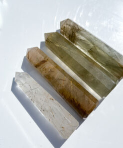 Golden Rutile Quartz point