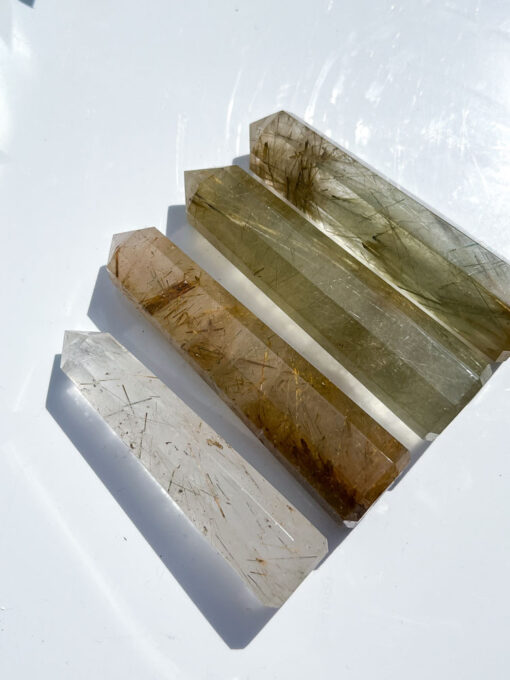 Golden Rutile Quartz point