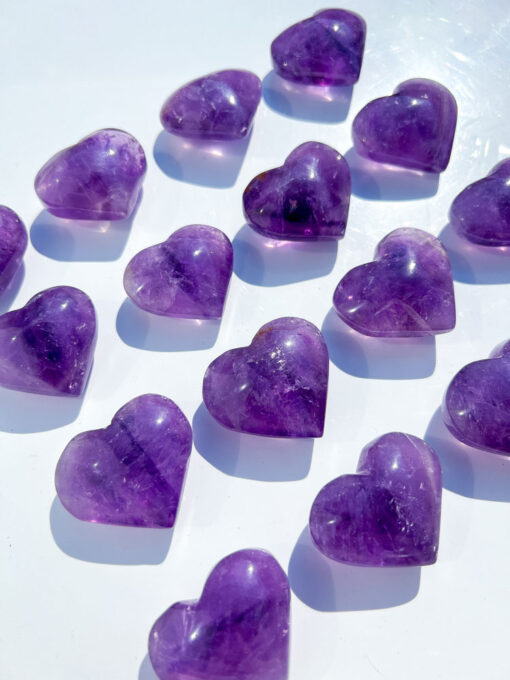 Puffy Amethyst heart