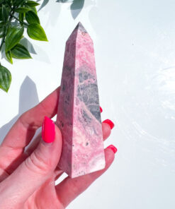 Peruvian Rhodonite obelisk