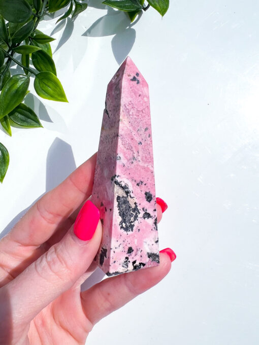 Peruvian Rhodonite obelisk