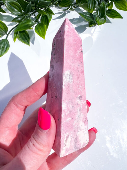 Peruvian Rhodonite obelisk