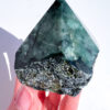 Emerald half polished point