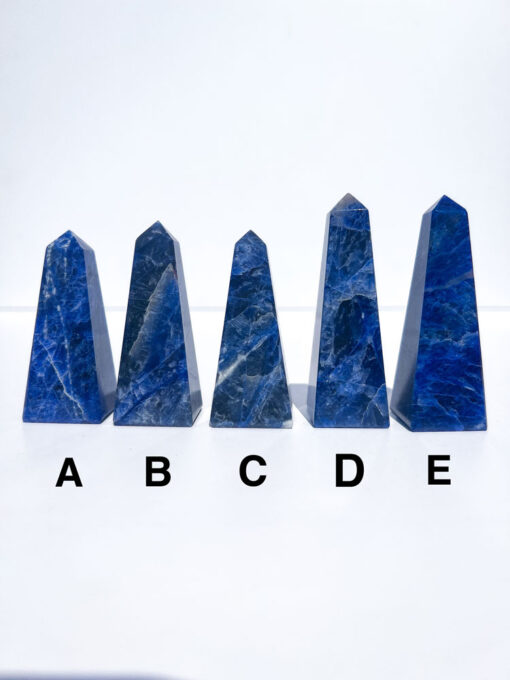 Sodalite obelisk