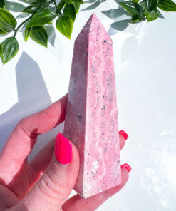 Peruvian Rhodonite obelisk