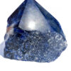 Sodalite half polished point