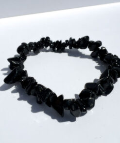 Black Tourmaline chip bracelet