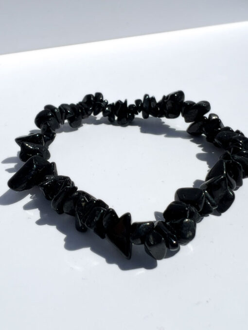 Black Tourmaline chip bracelet