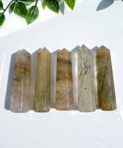 Golden Rutile Quartz point