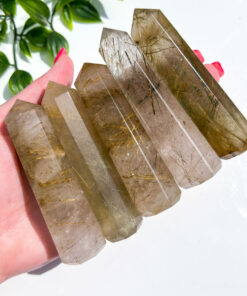 Golden Rutile Quartz point