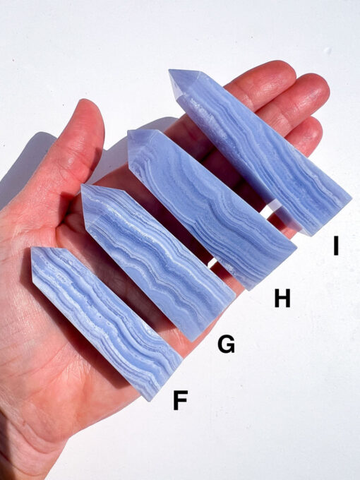 Blue Lace Agate obelisk