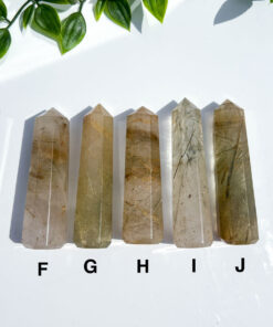 Golden Rutile Quartz point