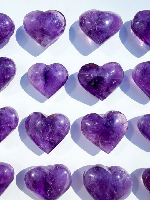 Puffy Amethyst heart