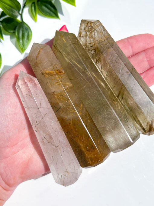 Golden Rutile Quartz point