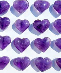 Puffy Amethyst heart