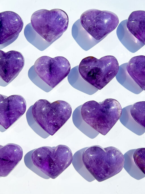 Puffy Amethyst heart