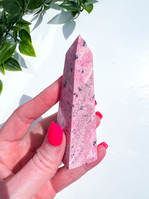 Peruvian Rhodonite obelisk