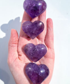 Puffy Amethyst heart