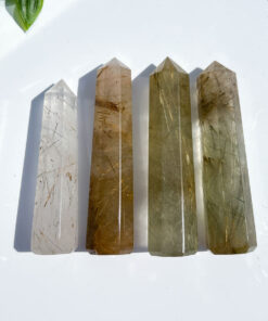 Golden Rutile Quartz point