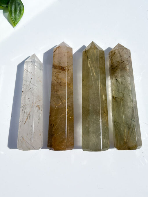 Golden Rutile Quartz point