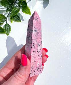 Peruvian Rhodonite obelisk