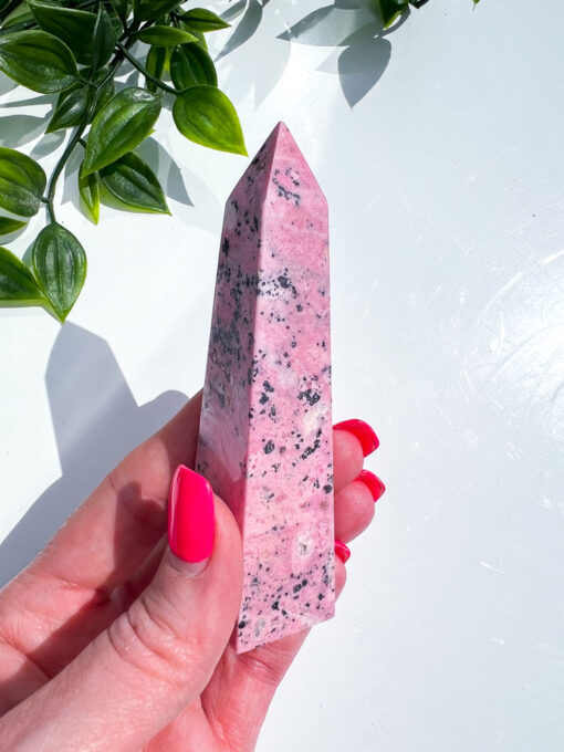 Peruvian Rhodonite obelisk