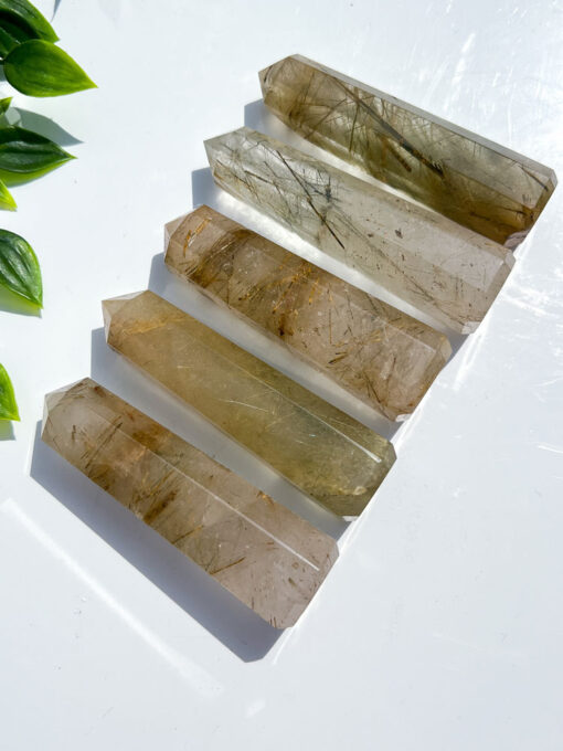 Golden Rutile Quartz point