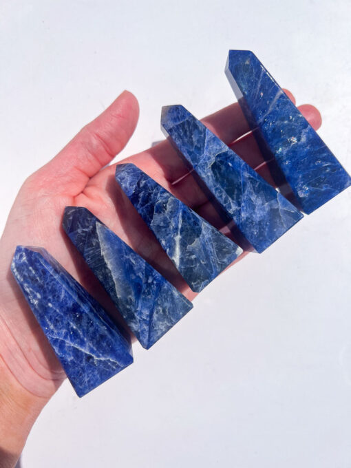 Sodalite obelisk