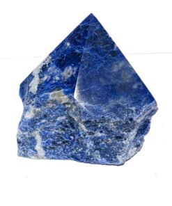 Sodalite half polished point