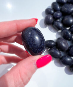 Blue Goldstone tumble