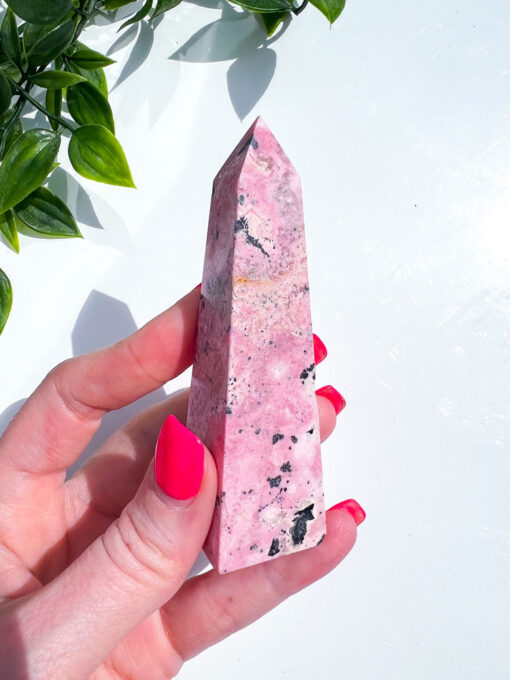 Peruvian Rhodonite obelisk