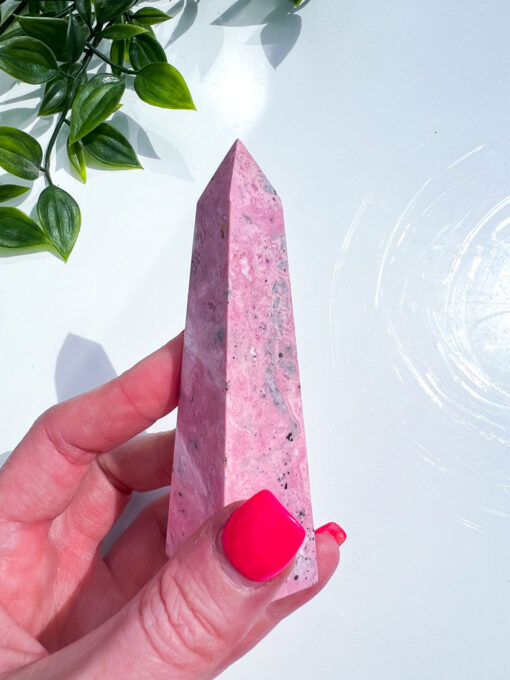 Peruvian Rhodonite obelisk