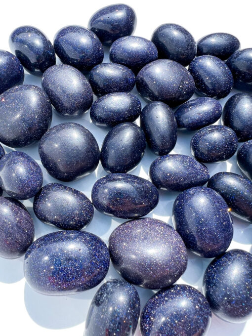 Blue Goldstone tumble