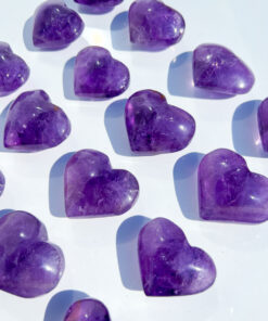 Puffy Amethyst heart