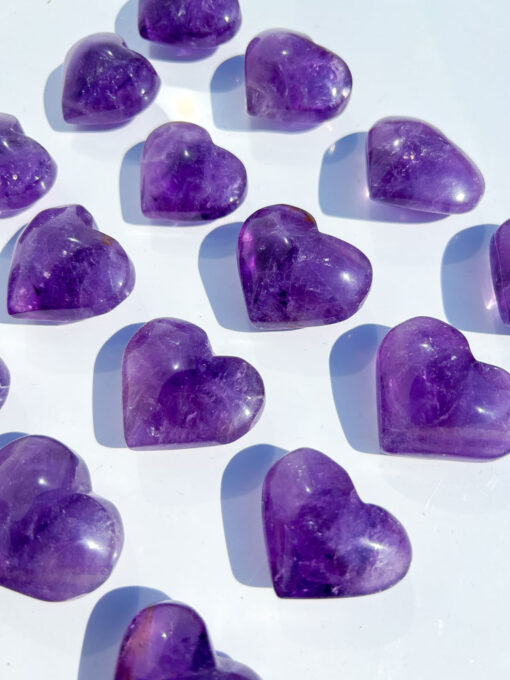 Puffy Amethyst heart