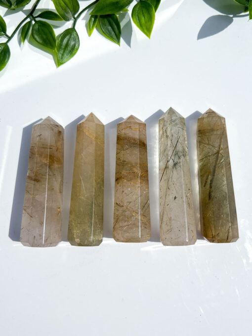 Golden Rutile Quartz point