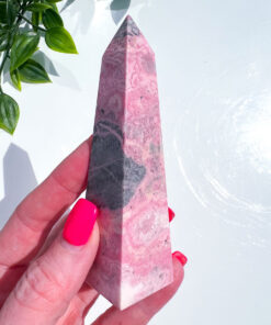 Peruvian Rhodonite obelisk