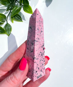 Peruvian Rhodonite obelisk