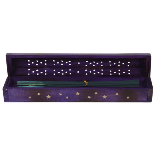 Celestial Wooden Bergamot Incense Box Set