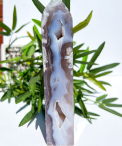 Large Flower Agate tower