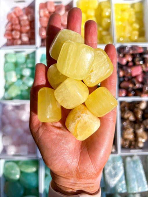 Large Lemon Calcite tumble