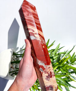 large Red Jasper tower