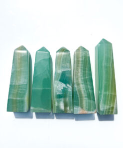 Pistachio Calcite obelisk