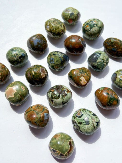 Rainforest Jasper tumble