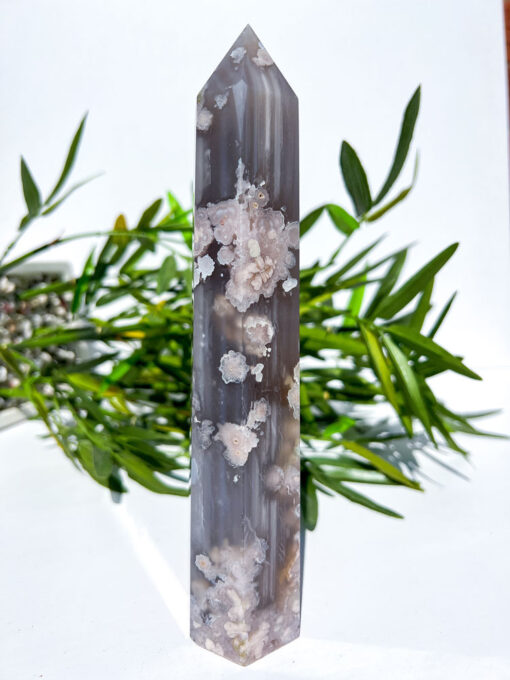 Large Flower Agate tower