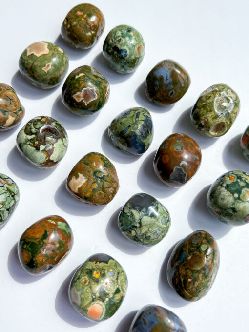 Rainforest Jasper tumble