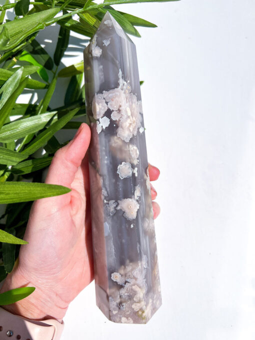 Flower Agate Tower | C | 0.67kg - Image 2