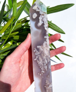 Large Flower Agate tower