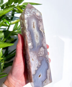 Large Flower Agate tower