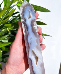 Large Flower Agate tower